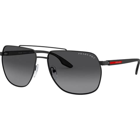 prada ps 55vs|Prada Linea Rossa PS 55VS Men's Sunglasses Black/Grey .